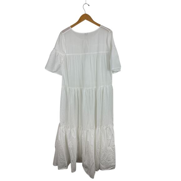 J. Crew Tiered Cotton Voile Beach Maxi Dress - Picture 6 of 6
